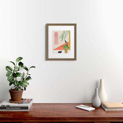 Cat Space II Framed Art Print Gallery Image 39