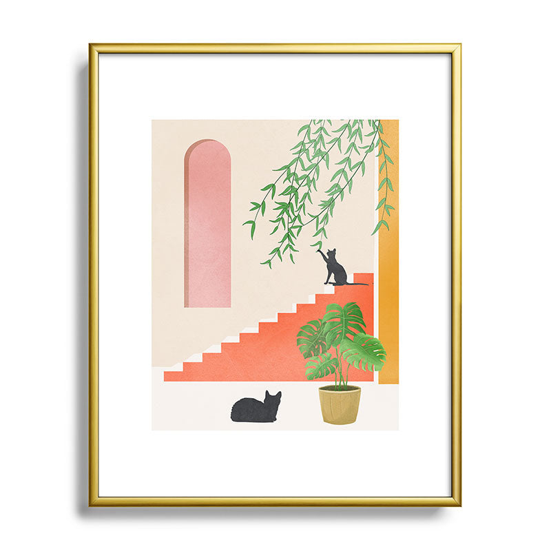 Cat Space II Framed Art Print Gallery Image 88