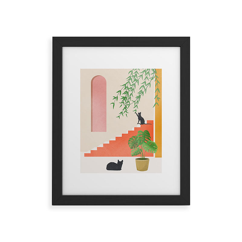 Cat Space II Framed Art Print Gallery Image 30