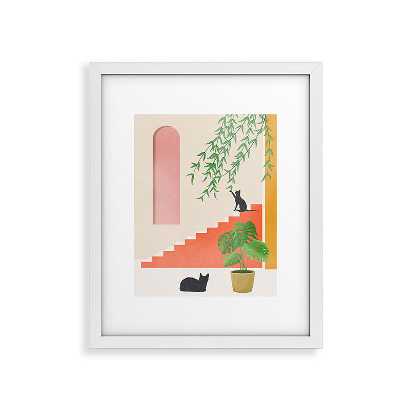 Cat Space II Framed Art Print Gallery Image 22