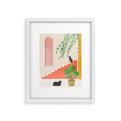 Cat Space II Framed Art Print Gallery Image 22