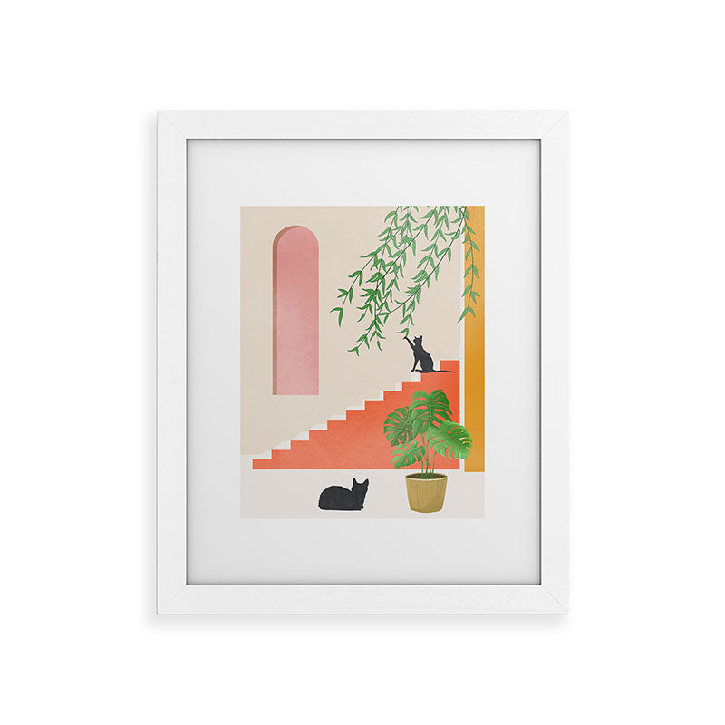Cat Space II Framed Art Print Gallery Image 55