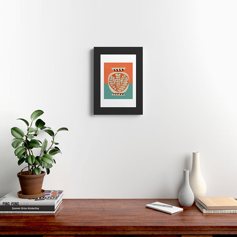 Golden Orchard Vase Framed Art Print Gallery Image 31