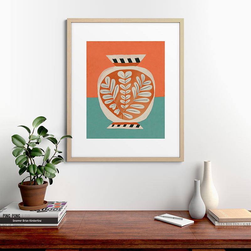 Golden Orchard Vase Framed Art Print Gallery Image 49
