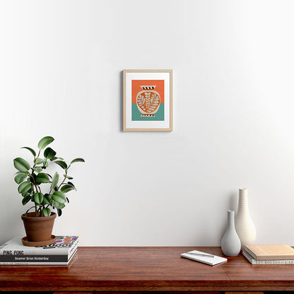 Golden Orchard Vase Framed Art Print Gallery Image 16