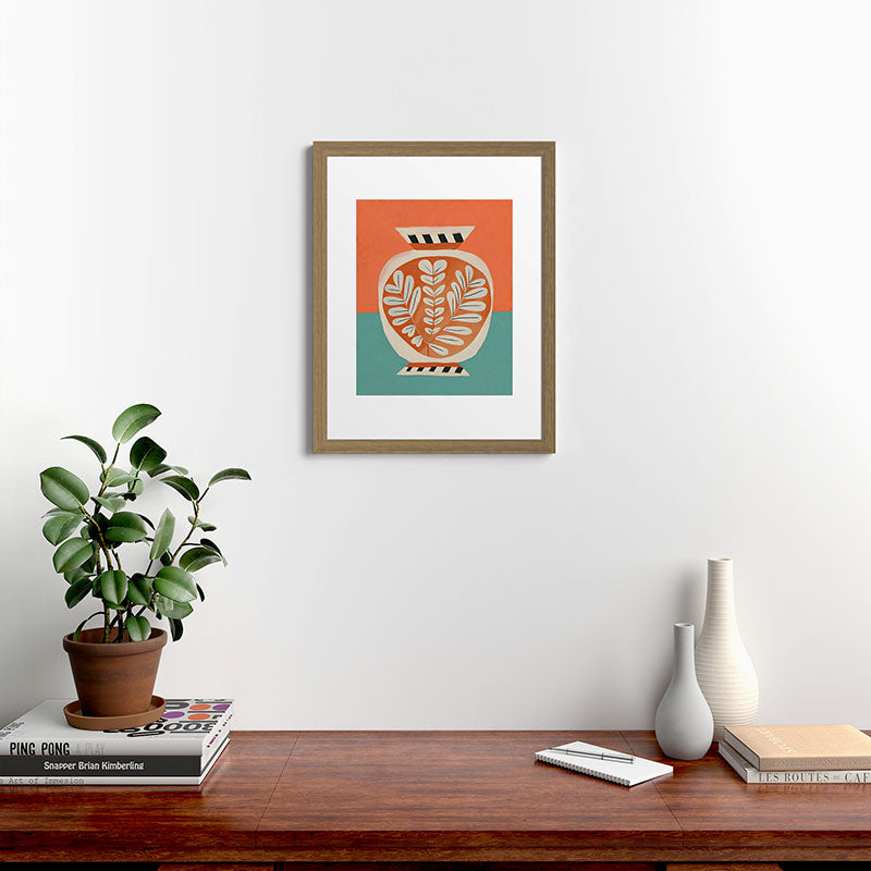 Golden Orchard Vase Framed Art Print Gallery Image 40