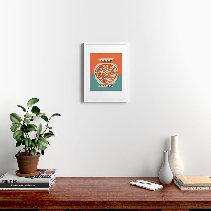 Golden Orchard Vase Framed Art Print Gallery Image 24