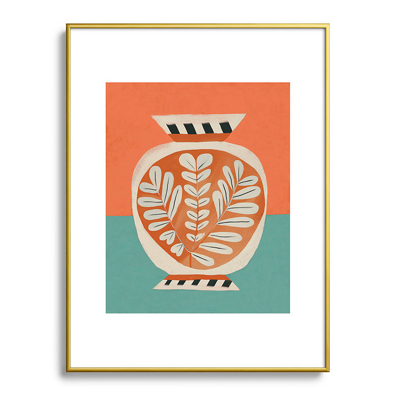 Golden Orchard Vase Framed Art Print Gallery Image 91