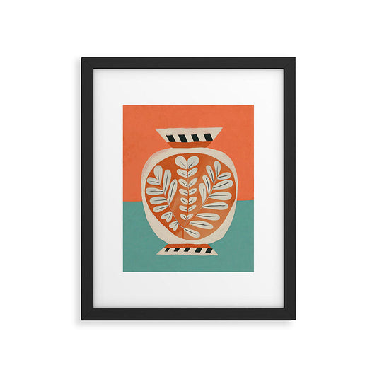 Golden Orchard Vase Framed Art Print Gallery Image 1