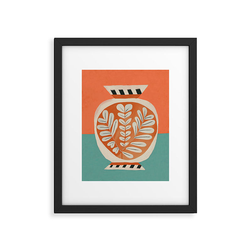 Golden Orchard Vase Framed Art Print Gallery Image 4