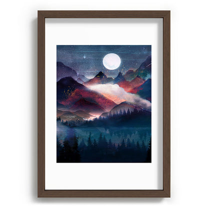 Mountain Lake Under the Stars Framed Art Print Gallery Image 89