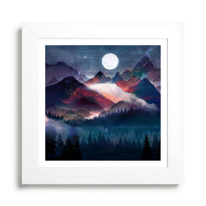 Mountain Lake Under the Stars Framed Art Print Gallery Image 79