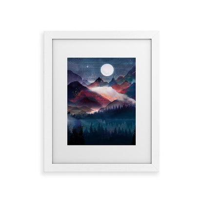 Mountain Lake Under the Stars Framed Art Print Gallery Image 69