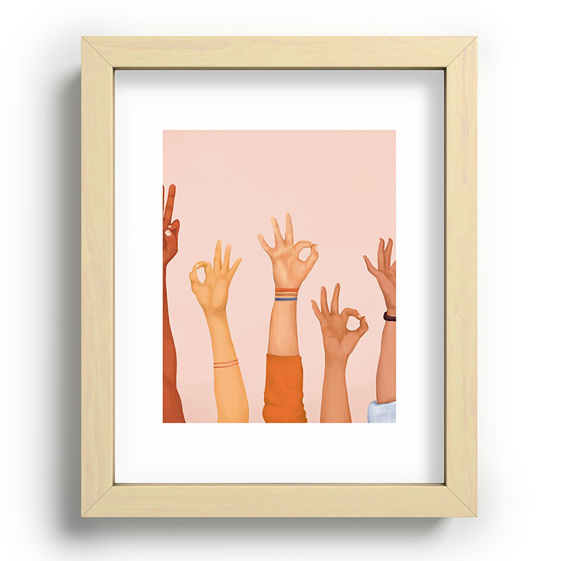 OK Framed Art Print Gallery Image 70