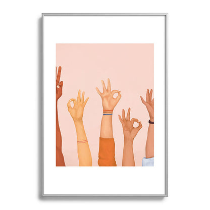 OK Framed Art Print Gallery Image 97