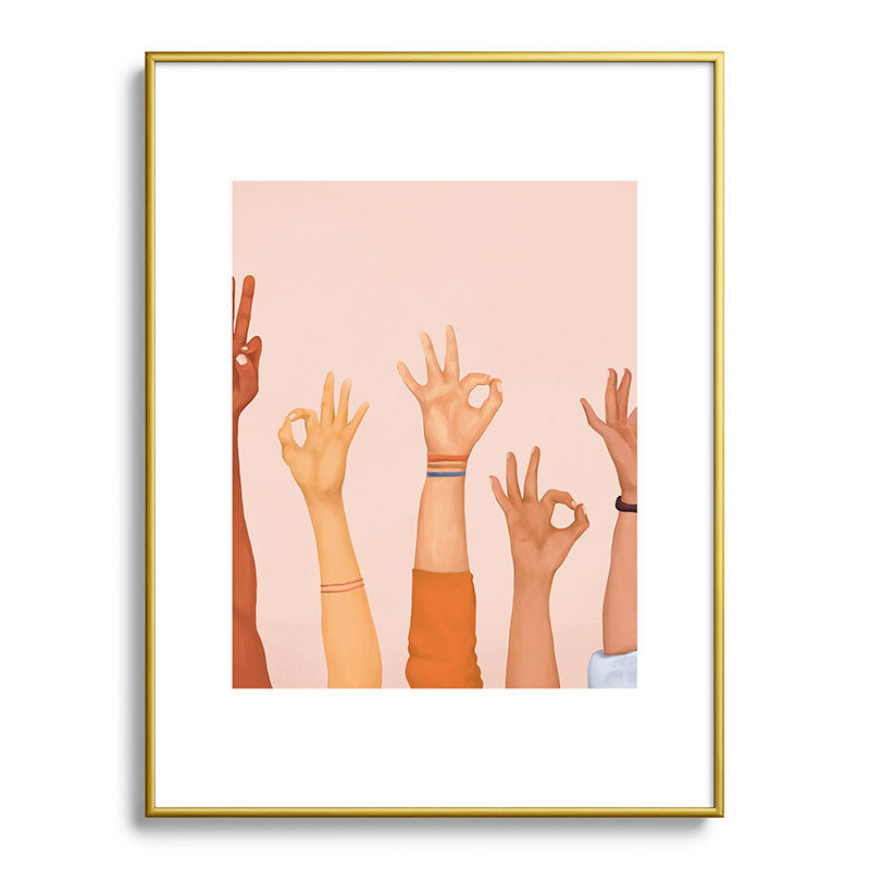 OK Framed Art Print Gallery Image 92