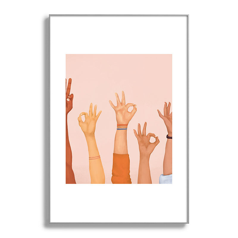 OK Framed Art Print Gallery Image 100