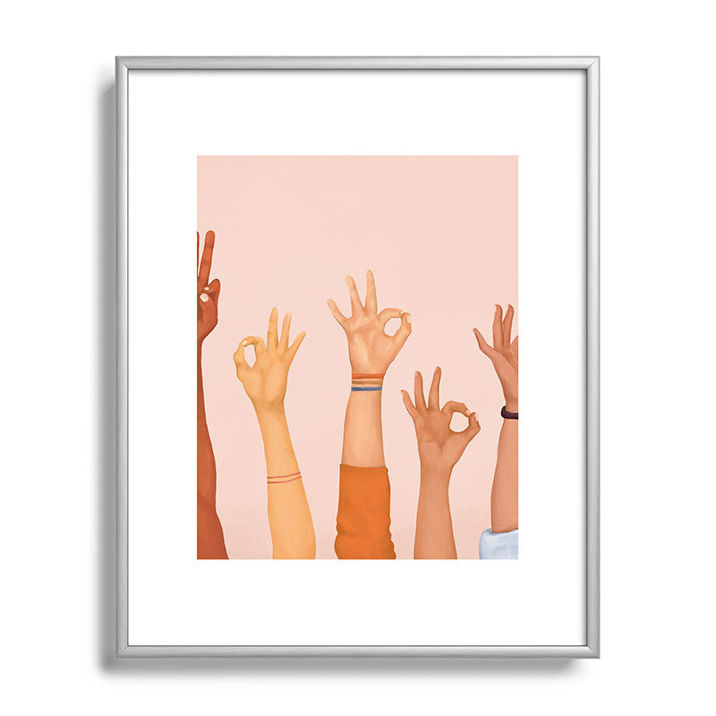 OK Framed Art Print Gallery Image 96