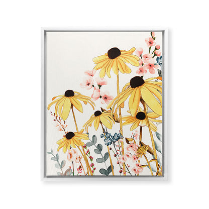 Summer Flowers Framed Canvas Print Gallery Image 35