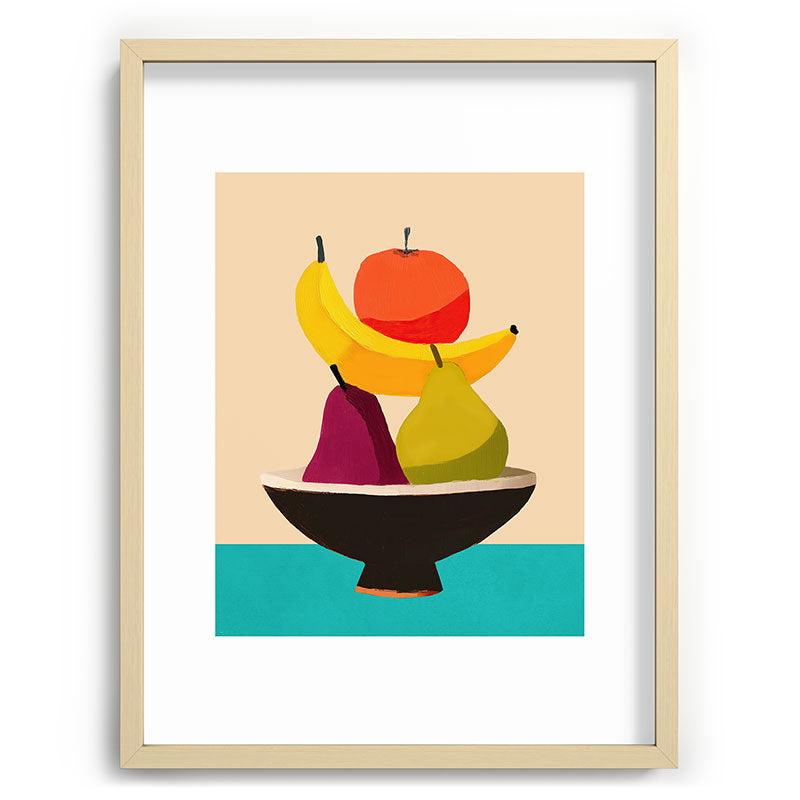 Summer Fruit Bowl Framed Art Print Gallery Image 73