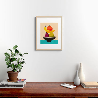 Summer Fruit Bowl Framed Art Print Gallery Image 19