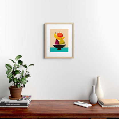 Summer Fruit Bowl Framed Art Print Gallery Image 18