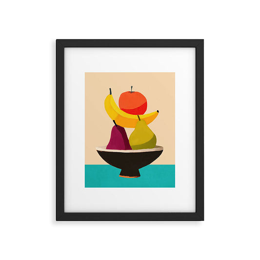 Summer Fruit Bowl Framed Art Print Gallery Image 2