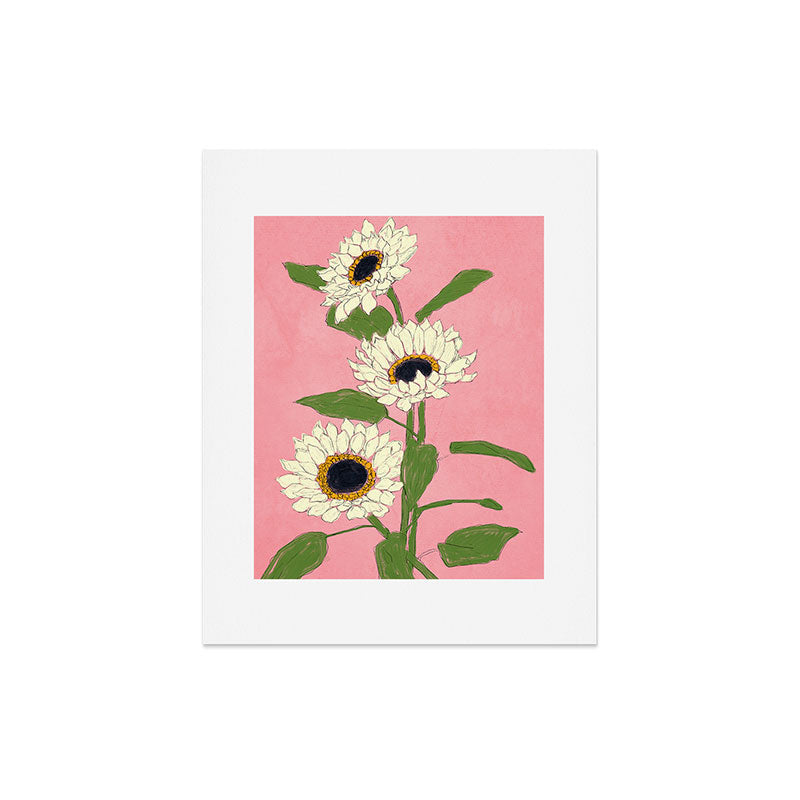 Sunflower Pink Sami Art Print Gallery Image 5