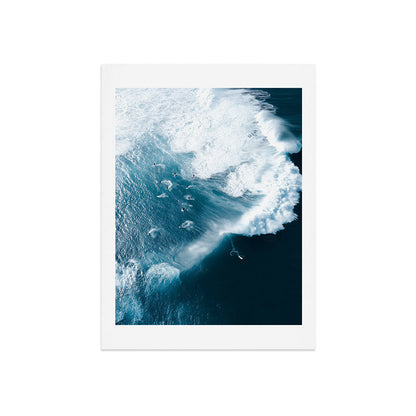 Surfers in Motion - Aerial Ocean Wave Photography Art Print Gallery Image 7