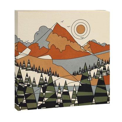 Wild Abstract Landscape 3 Canvas Print Gallery Image 6