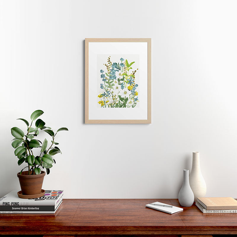 Wildflowers VI Framed Art Print Gallery Image 47