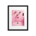 Pink Bathtub Framed Art Print Gallery Image 1