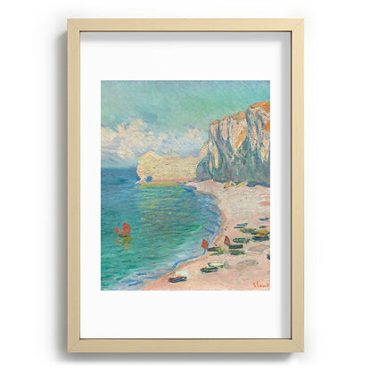 Claude Monet beach Framed Art Print Gallery Image 97