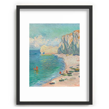 Claude Monet beach Framed Art Print Gallery Image 83