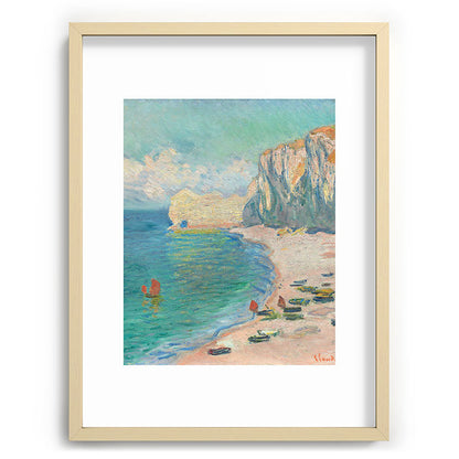 Claude Monet beach Framed Art Print Gallery Image 100