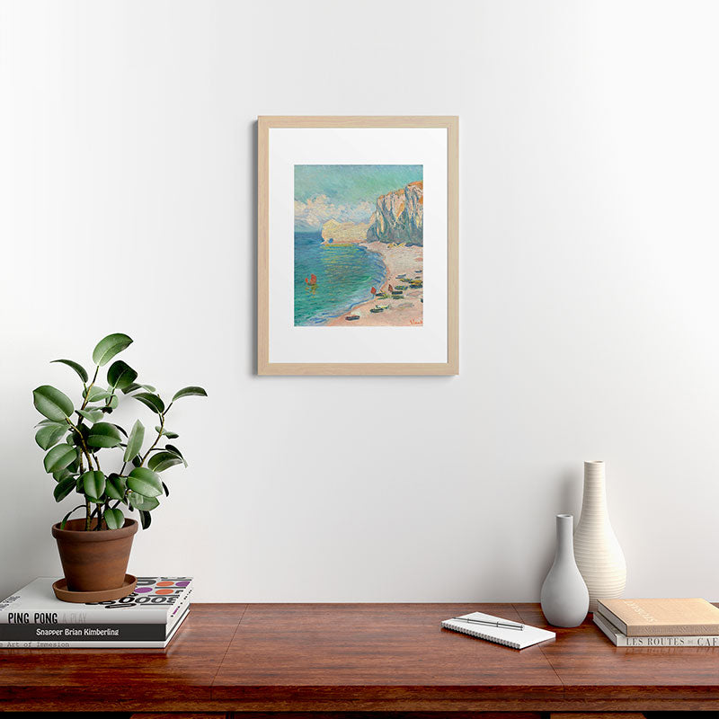 Claude Monet beach Framed Art Print Gallery Image 64