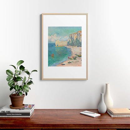 Claude Monet beach Framed Art Print Gallery Image 28