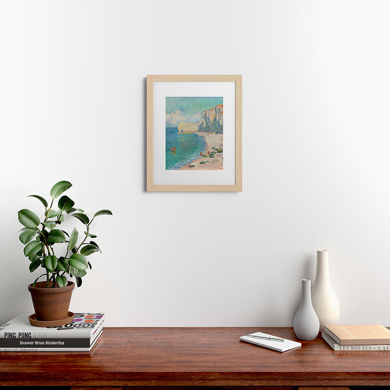 Claude Monet beach Framed Art Print Gallery Image 63