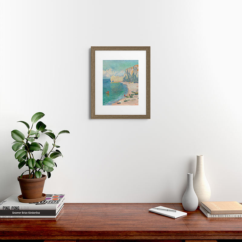 Claude Monet beach Framed Art Print Gallery Image 53
