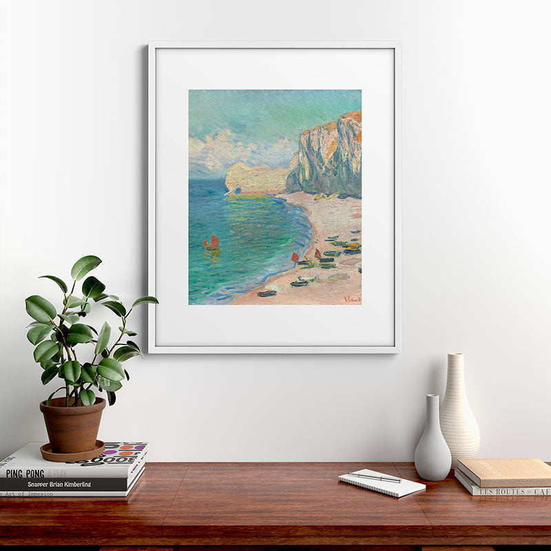 Claude Monet beach Framed Art Print Gallery Image 39