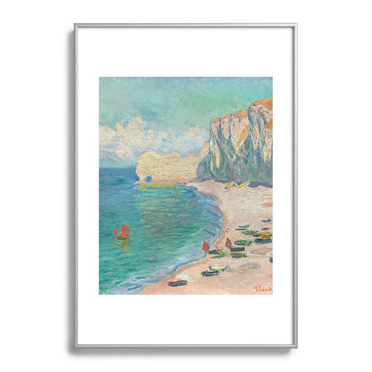 Claude Monet beach Framed Art Print Gallery Image 132