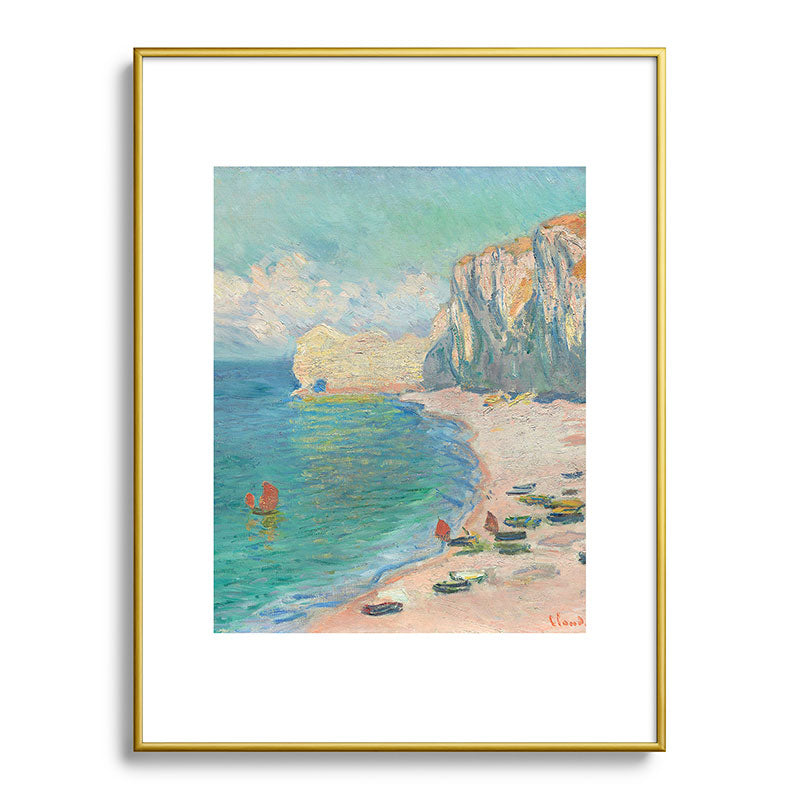 Claude Monet beach Framed Art Print Gallery Image 124