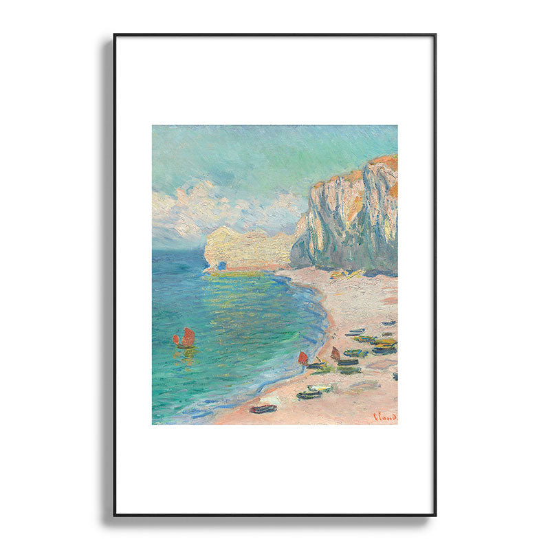 Claude Monet beach Framed Art Print Gallery Image 119