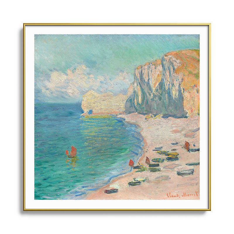 Claude Monet beach Framed Art Print Gallery Image 136