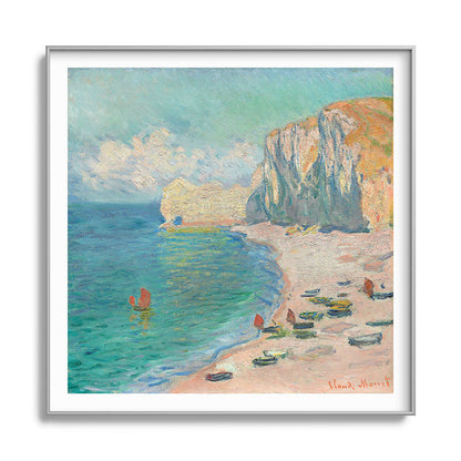 Claude Monet beach Framed Art Print Gallery Image 141