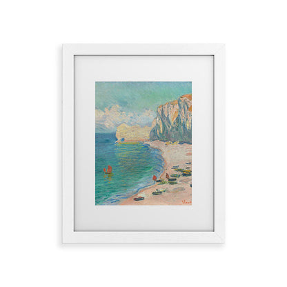 Claude Monet beach Framed Art Print Gallery Image 74