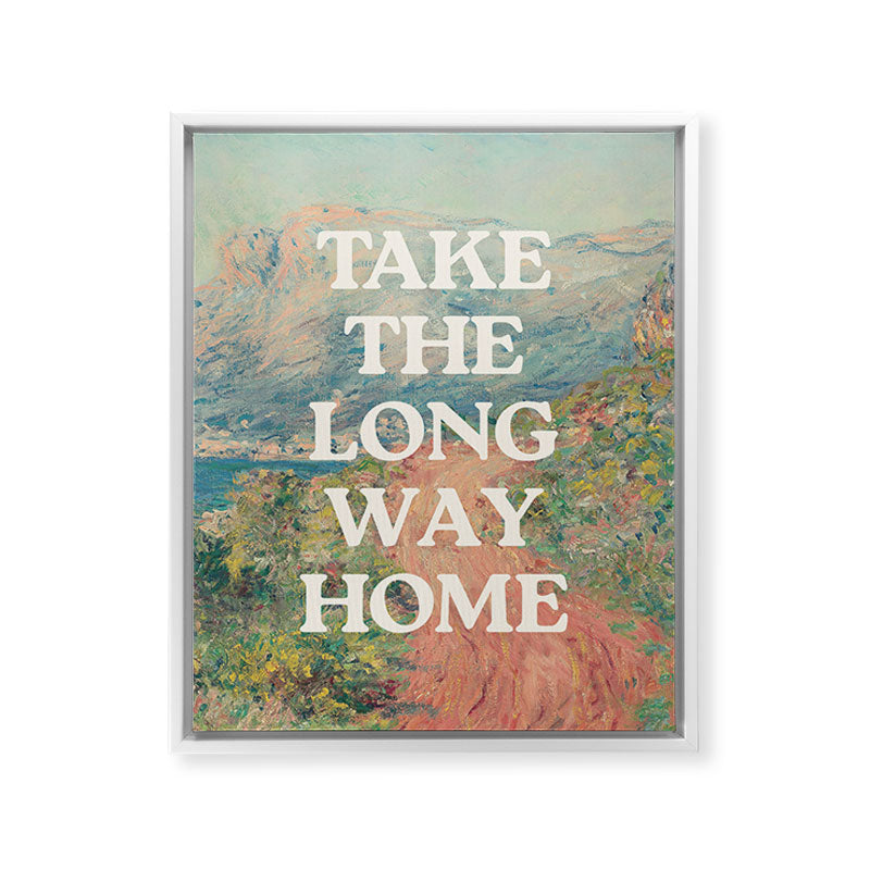 Take The Long Way Home Framed Canvas Print Gallery Image 10