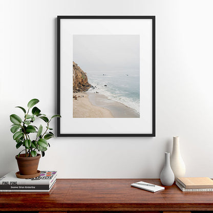 Coast in Malibu Print - Point Dume Pirate's Cove Beach - Coastal Boho Framed Art Print Gallery Image 9