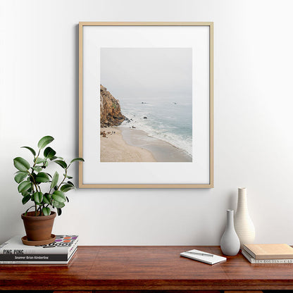 Coast in Malibu Print - Point Dume Pirate's Cove Beach - Coastal Boho Framed Art Print Gallery Image 29