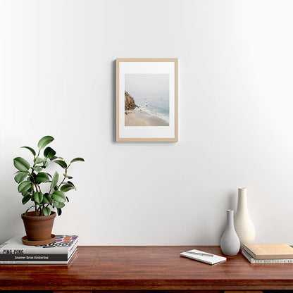 Coast in Malibu Print - Point Dume Pirate's Cove Beach - Coastal Boho Framed Art Print Gallery Image 23